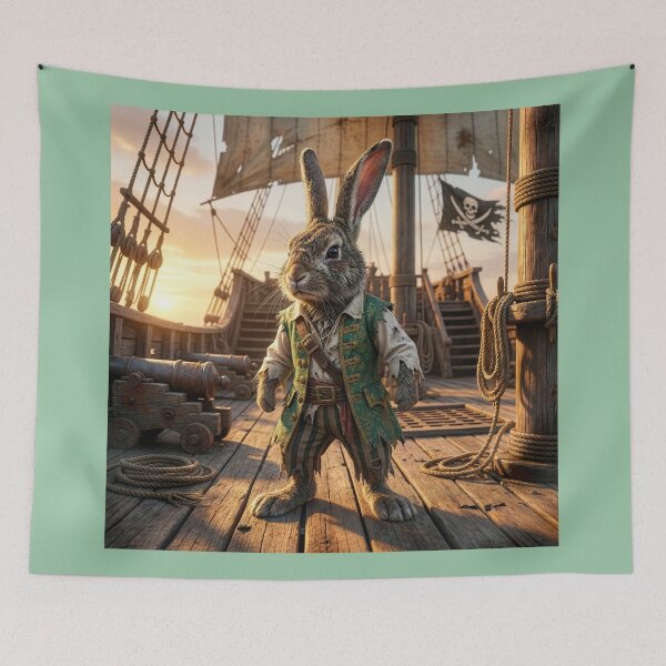 Item preview, Jacques Le Lapin, Barefoot Pirate designed and sold by Tridentulus.