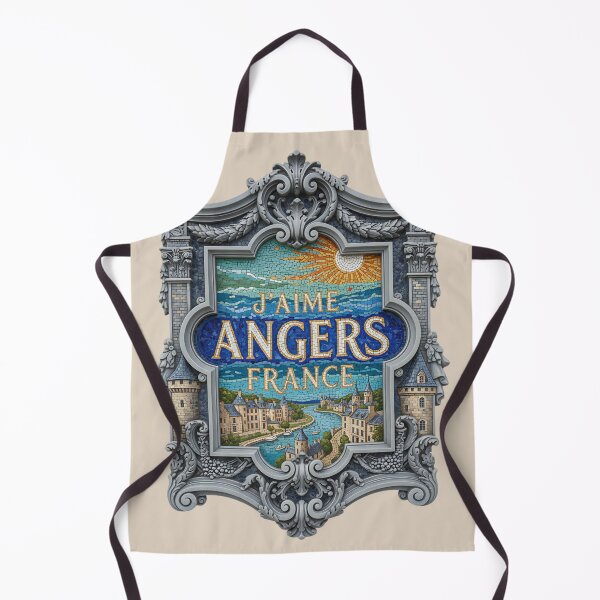 Item preview, J’aime Angers France – Loire Valley Renaissance Mosaic Frame designed and sold by FrancophileFun.