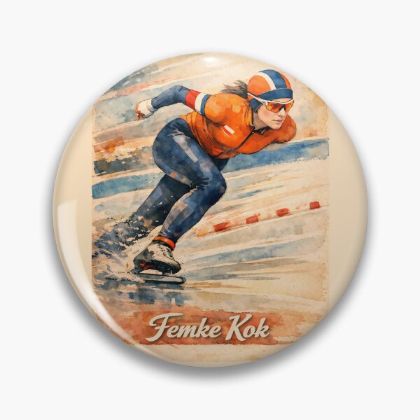 Item preview, Femke Kok Speed Skating Sprint designed and sold by Sarcastic designs.