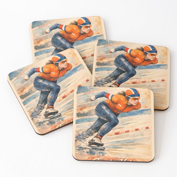 Item preview, Femke Kok Speed Skating Sprint designed and sold by Sarcastic designs.