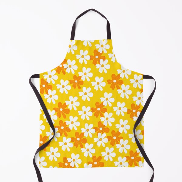 Item preview, Orange and White Floral Pattern designed and sold by Andrew Hitchen.
