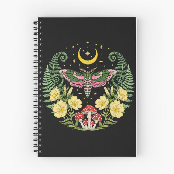 Item preview, Moth series, moon magic, evening primrose designed and sold by MidnightARTing.