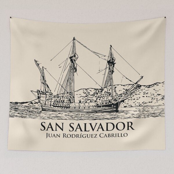 Item preview, San Salvador - Juan Rodríguez Cabrillo designed and sold by Lakeric Cityscapes.