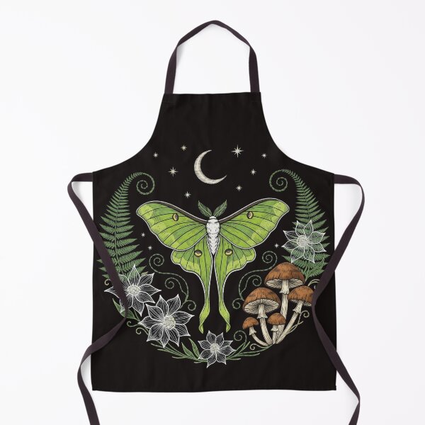 Item preview, Luna Moth, Autumn, Moon Magic, Mushrooms, Moon Blooms designed and sold by MidnightARTing.