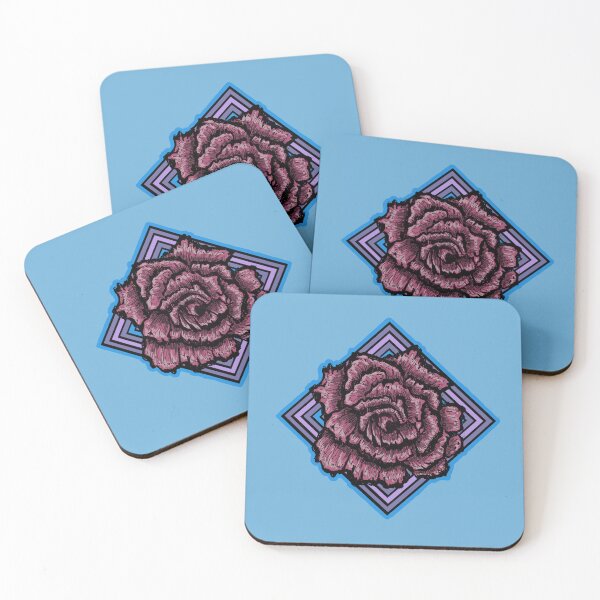 Item preview, Vintage Style Rose Illustration Cute Aesthetic | Girly Retro Rose designed and sold by Half Mess.