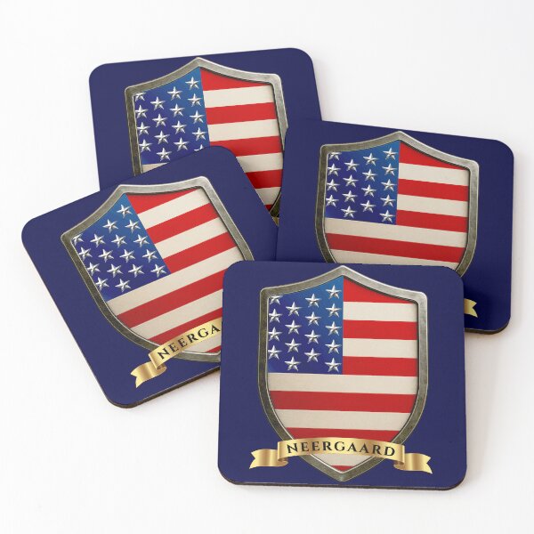 Item preview, Neergaard American Heritage Crest Shield designed and sold by Highlandkings.