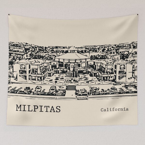 Item preview, Milpitas California designed and sold by Lakeric Cityscapes.