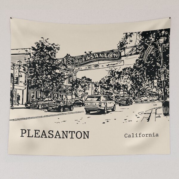 Item preview, Pleasanton California designed and sold by Lakeric Cityscapes.