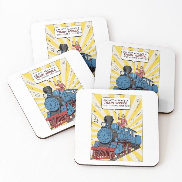 Item preview, I'm Not Always A Train Wreck Funny Pop Art Comic designed and sold by DigitalMomy.