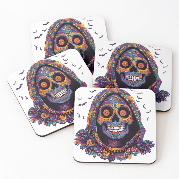 Item preview, Huichol Inspired Halloween Mystic Flower Spirit designed and sold by AnnDesignStudio.