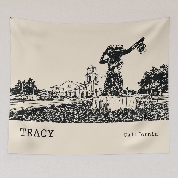 Item preview, Tracy California designed and sold by Lakeric Cityscapes.
