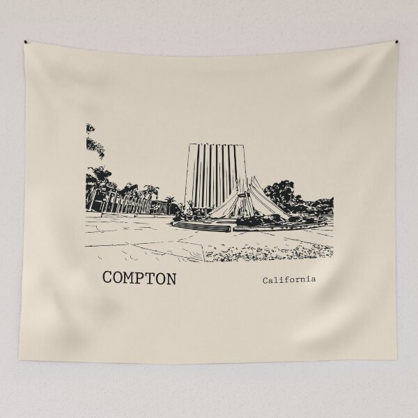 Item preview, Compton California designed and sold by Lakeric Cityscapes.