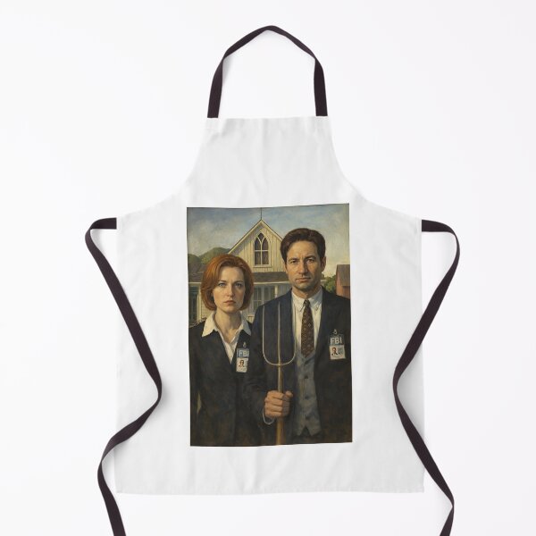 Item preview, American Gothic - Fox M & Dana S designed and sold by 2PieceChickenBoxPlease.