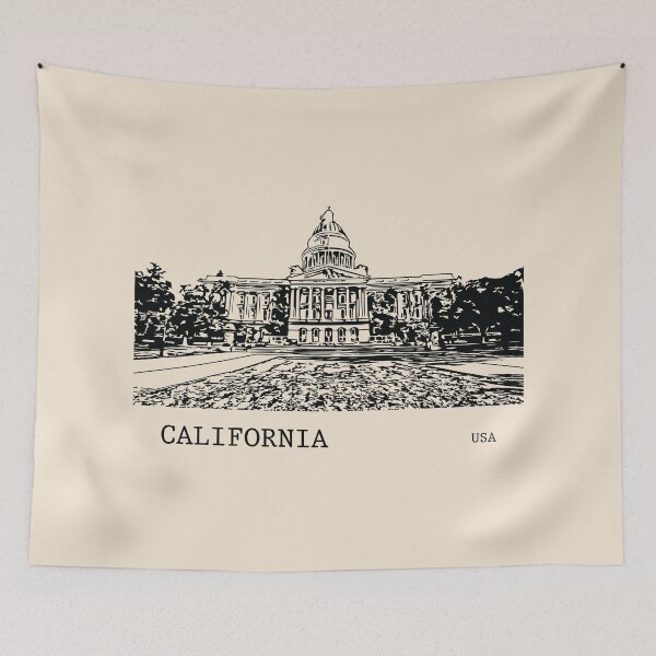 Item preview, California State USA designed and sold by Lakeric Cityscapes.