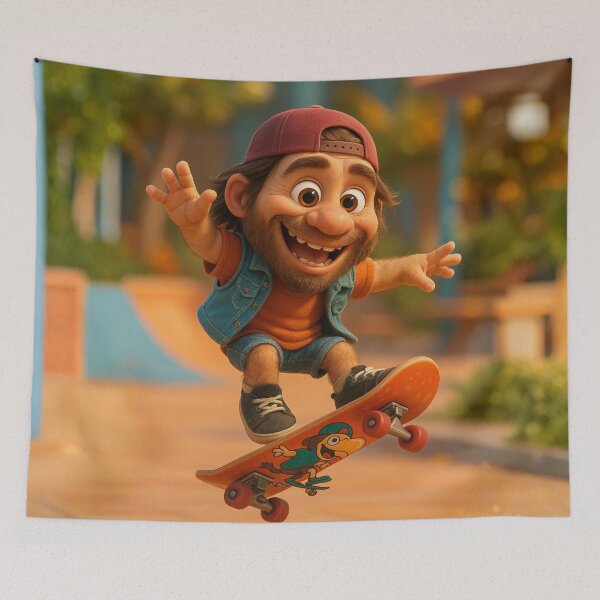 Item preview, Skater Neanderthal Man designed and sold by Sillytoe.