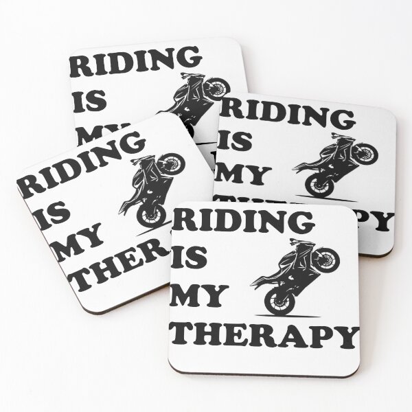 Item preview, Riding is my therapy designed and sold by KariMOTO.