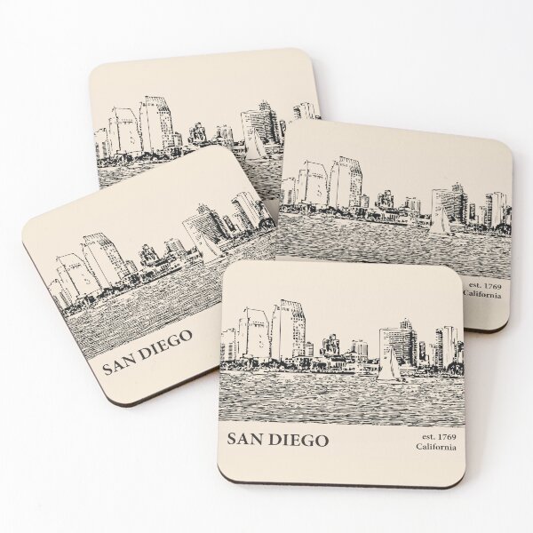 Item preview, San Diego California designed and sold by Lakeric Cityscapes.