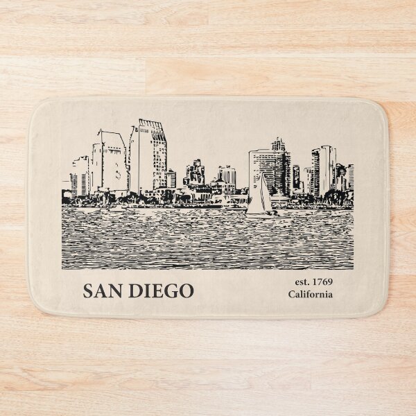 Item preview, San Diego California designed and sold by Lakeric Cityscapes.