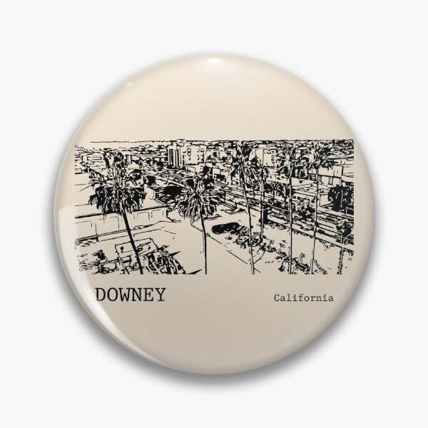 Artikelvorschau, Downey, Kalifornien entworfen und verkauft von Lakeric Cityscapes.