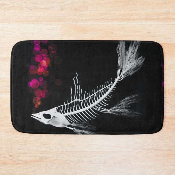 Item preview, Skeleton fish, horror, halloween, taxidermy, nature, the sea, ocean designed and sold by MidnightARTing.
