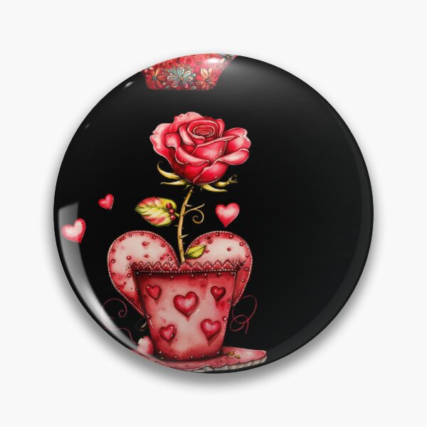 Item preview, Roses in pots for valentine’s day  designed and sold by Palmtree94.