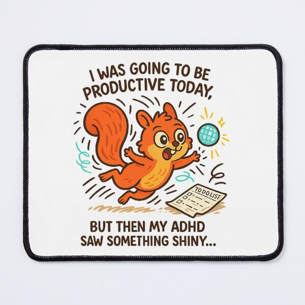 Item preview, Funny ADHD Squirrel T-shirt designed and sold by carvermckay.