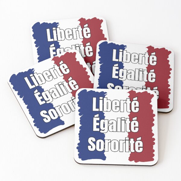 Item preview, "Liberté, Égalité, Sororité" French phrase designed and sold by AndysTeeShop.