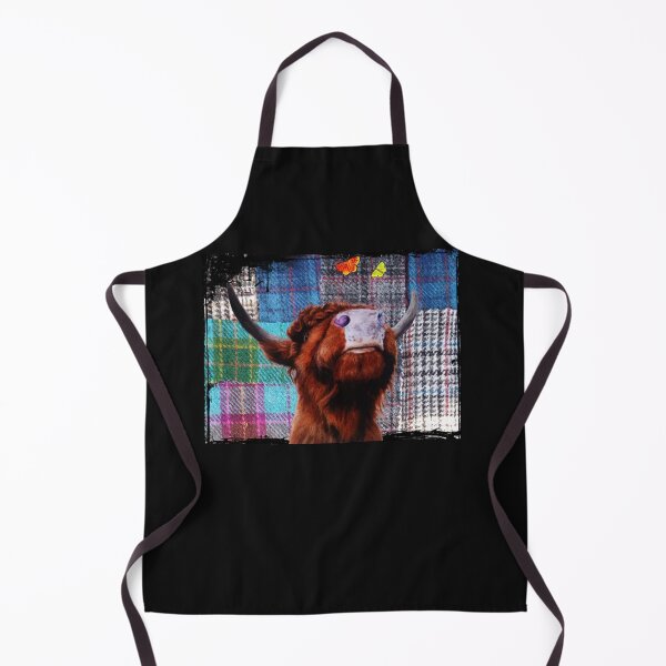 Item preview, Highland cow, catle, nature, scotish tartan, designed and sold by NessArtByEwa.
