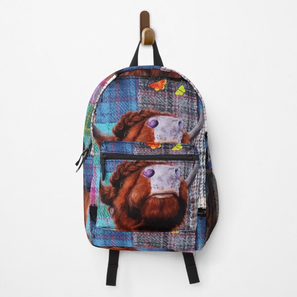 Item preview, Highland cow, catle, nature, scotish tartan, designed and sold by NessArtByEwa.