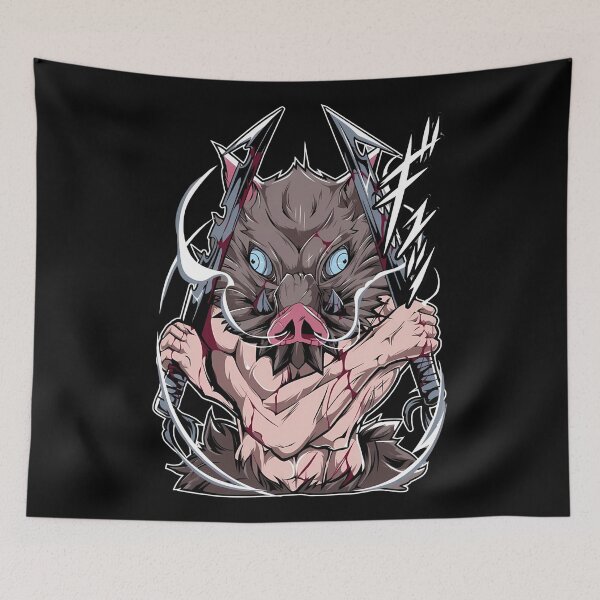 Item preview, Demon slayer inosuke designed and sold by pinedamikeb.