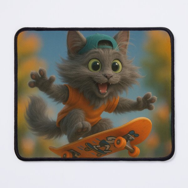 Item preview, Skater Nebelung Cat designed and sold by Sillytoe.