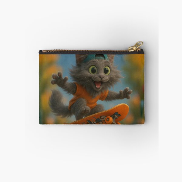 Item preview, Skater Nebelung Cat designed and sold by Sillytoe.