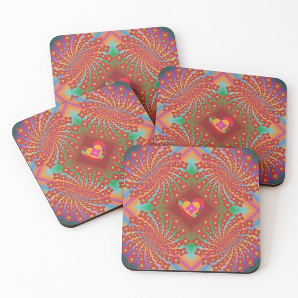 Item preview, Infinite Radiance of Gentle Hearts Mandala designed and sold by OIL Pattern Design .