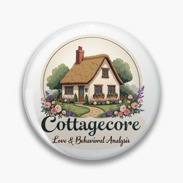 Item preview, Cottagecore BCBA – Love & Behavioral Analysis Sticker designed and sold by Vajid Designs .