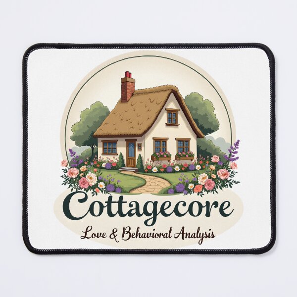 Item preview, Cottagecore BCBA – Love & Behavioral Analysis Sticker designed and sold by Vajid Designs .