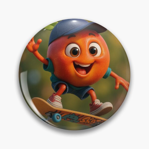 Item preview, Skater Nectarine designed and sold by Sillytoe.