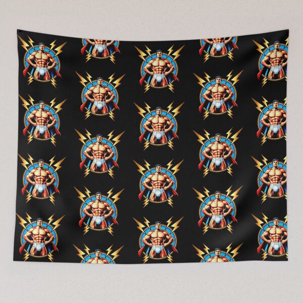 Item preview, Thunder Titan – Retro Comic Superhero Emblem designed and sold by Exodoi.