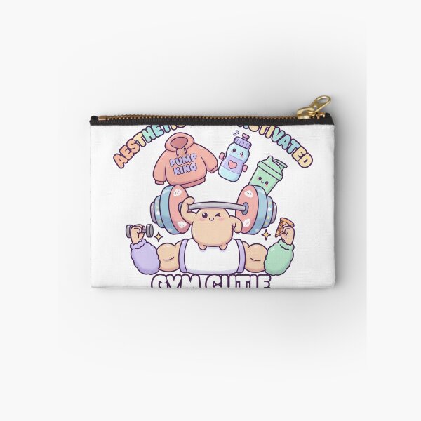 Item preview, Kawaii Aesthetic Pump Activated Gym Cutie Pump King designed and sold by NEXTWAVEdesign.