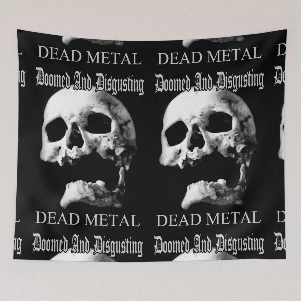Item preview, Doomed And Disgusting - Dead Metal series 1 designed and sold by daveslave666.