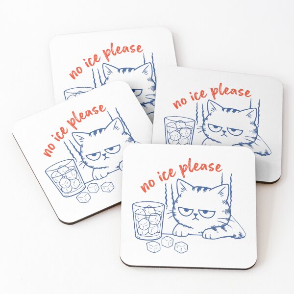 Item preview, No Ice Please Funny Cat Meme designed and sold by gear-posters.