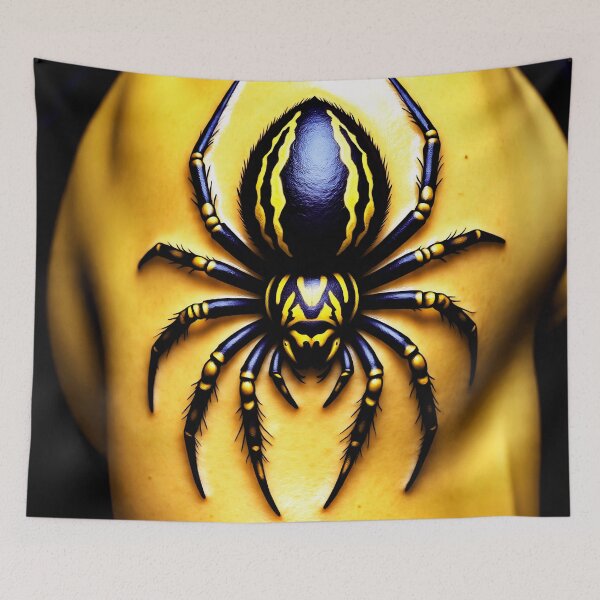 Item preview, Spider Tattoo  designed and sold by AwesomeDigiShop.