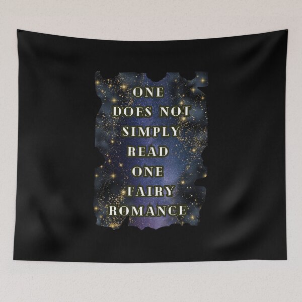 Item preview, One Does Not Simply Read One Fairy Romance Book T-Shirt, Fantasy Romance Book Lover designed and sold by DarkRomanceMom.