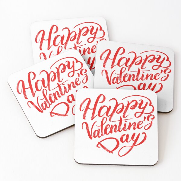 Item preview, Happy Valentine's Day. Romantic Heart Calligraphy Valentine Design Calligram designed and sold by shpolka.