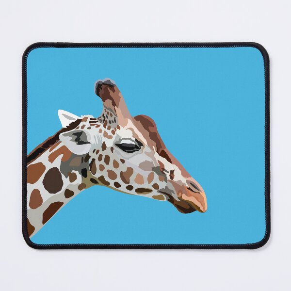 Item preview, G is for Giraffe, Giraffe Illustration – Tall African Wildlife Art for Animal Lovers designed and sold by PrettylittlepastelUk.
