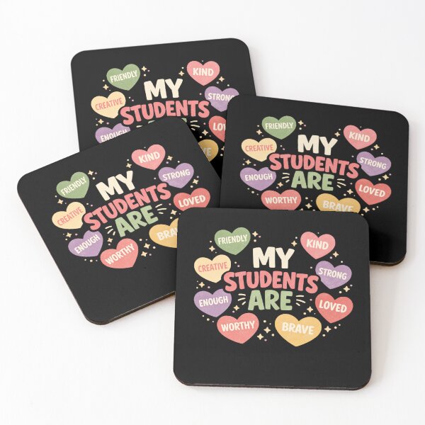 Item preview, My Students Are Valentine Affirmation Hearts designed and sold by FreshVibe Prints.
