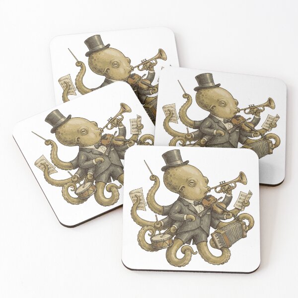 Item preview, Vintage Octopus One Man Band Musician - Retro Orchestra designed and sold by MAB CREATIVE.