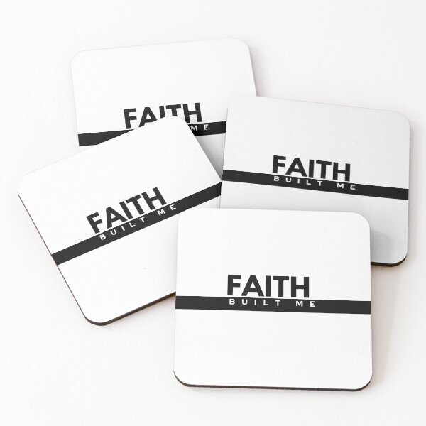 Item preview, Faith Built Me Minimal Typography designed and sold by ArtFora.