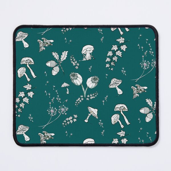 Item preview,  Wild Mushrooms, toadstools, poppy, ivy, dandelions  designed and sold by MidnightARTing.