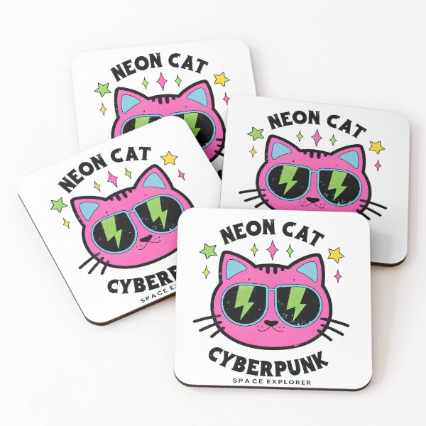 Item preview, Cyberpunk Cat designed and sold by ART ATTACK ZONE.