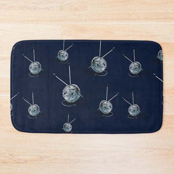 Item preview, Blue Ball of yarn design, knitting, spinning, bobbin, gifts for her designed and sold by MidnightARTing.